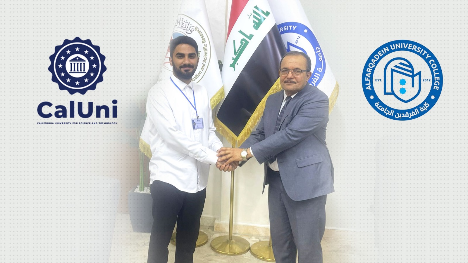 زيارة مثمرة بين جامعة كاليفورنيا وجامعة الفرقدين في البصرة لبحث التعاون الأكاديمي وتوأمة المؤسسات التعليمية.